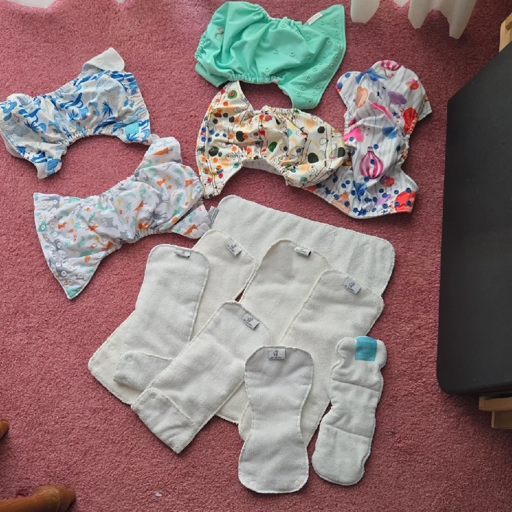 Colorful Kids Cloth Diaper Set
